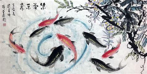 九魚|九魚圖寓意是什麼？有風水禁忌嗎？手把手教您旺運納財